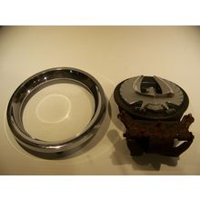 1964 1965 1966 CHRYSLER IMPERIAL GAS CAP COVER & TRIM RING OEM #2404736 +