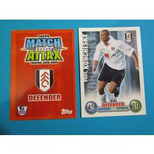 Paul Konchesky - Fulham - Match Attax 2007/08 Football Card