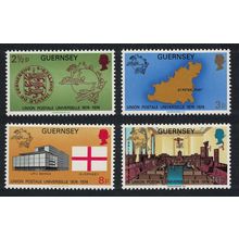 Guernsey UPU 4v 1974 MNH SG#114-117