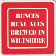 BEER MAT - BUNCES BREWERY - REAL ALES - (Cat 001) - (1993)