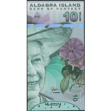 2018 Seychelles (Aldabra Island) Banknote 10 Dollars Fantasy note