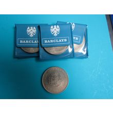 GB 1972 Queen Elizabeth II & Prince Philip Silver Anniversary Crown Barclays