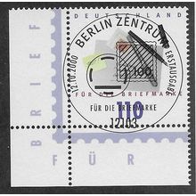 GER 2000 110pf 'STAMP DAY (CORNER MARGIN)' FINE USED (EBID59-444)