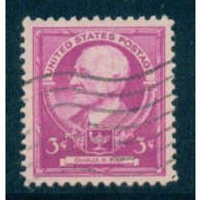 Used 871 3c Charles Eliot Very Fine NA0703