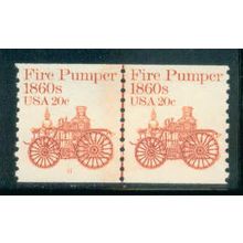 1908 20c Fire Pumper Very Fine MNH Dry Gum CNP Left 11 W0246