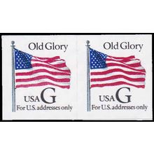2886 32c G Old Glory Fine MNH BPS Hor Pair V4986