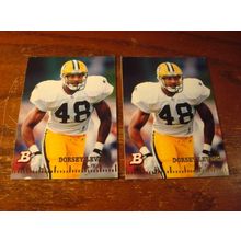 1994 Bowman, 2-Cards, DORSEY LEVENS Rc, Packers, #372