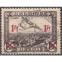 Belgique 1935 Michel 399 O Cote (2008) 0.50 € Avion Fokker F.VII Cachet rond