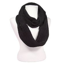 Scarf - Infinity Knitted Scarf - Brown - SF-S1295A-BN