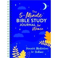 5-Minute Bible Study-The 5-Minute Bible Study Journal For Women: Peaceful Medita