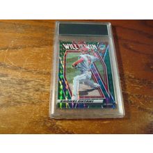2021 Panini Mosaic, Graded Gem Mint 9.5, SHOHEI OHTANI, Will to Win, Green Prizm