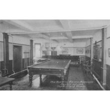 Roberts Marine Mansions Billiard Room Bexhill On Sea Sussex Old Postcard