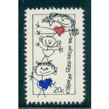 2104 20c Family Fine MNH Plt/20 Top 22 Pos 1 8 L05497