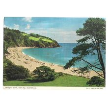 BLACKPOOL SANDS, START BAY, DEVON. used vintage postcard 1979 postmark =