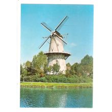 WINDMILL, MIDDELBURG, NETHERLANDS unused vintage postcard =