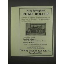 1911 Kelly-Springfield Road Roller Ad