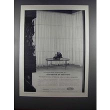 1955 Du Pont Dacron Curtains Ad - A Luxurious Air