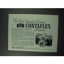 1960 Zeiss Contaflex Super Camera Ad - Most Wanted