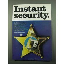 1969 Prudential Insurance Ad - Instant Security