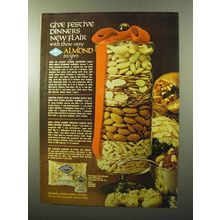 1970 Blue Diamond Almonds Ad - Give Festive Dinners