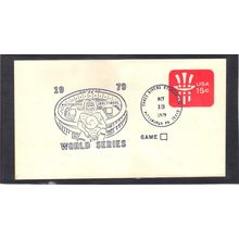 Event World Series 10/13/79 U581 15c Hat (No Cachet-U/A) CV40745
