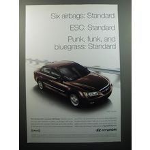 2007 Hyundai Sonata Ad - Six airbags: standard ESC: Standard Punk, funk