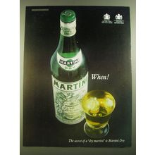 1967 Martini Vermouth Ad - When!