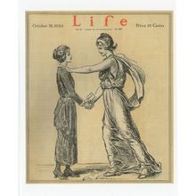 Columbia Victory Statue for Suffragette Ballot Vote Painting Postcard
