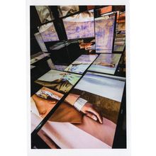 Paul Smith Designer Abstract Painting Display 2015 Exhibition Postcard