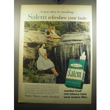 1957 Salem Cigarettes Ad - A new idea in smoking!