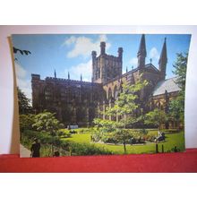 CHESTER CATHEDRAL, unused postcard , . by E T W Dennis dated 1970 =
