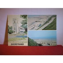 multiview, OVERSTRAND, NORFOLK, unused postcard by Kingsley =