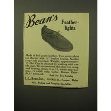 1960 Bean's Shoes Advertisement - Feather-lights