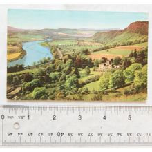 old postcard The Valley of the Tay from above Kinfauns Castle, Perth