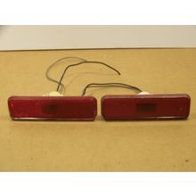 1973 DODGE CHARGER RED & AMBER SIDE MARKER LIGHTS OEM COMBINED FOR CUSTOMER