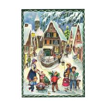 ADV1 - Sellmer Advent - Village Scene - 11.75"H x 8.25"W x .1"D