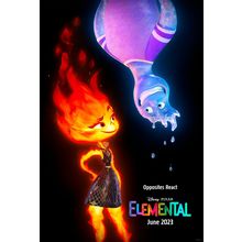 Elemental (2023)_2 Movie Film Poster Canvas iconic design