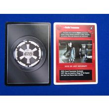 Star Wars 1997 Dagobah Decipher CCG W/B Card Holonet Transmission DS