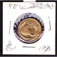 1991 New Zealand $1 Coin