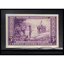 755 3c Wisconsin Very Fine MNH Z1765
