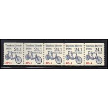 2266 24.1c Tandem Bicycle Very Fine MNH Dry Gum PNC 1/5 X1329