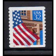 2913v 32c U.S. Flag Over Porch Very Fine MNH LGG CNS 22222 PA6847