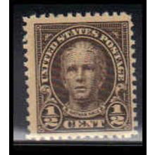 551 1/2c Nathan Hale Just Clears MNH O0749