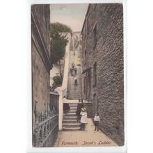 Jacob's Ladder Falmouth Cornwall Postcard 52227