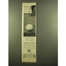 1965 Aetna Casualty Insurance Ad - Relax Go Golfing