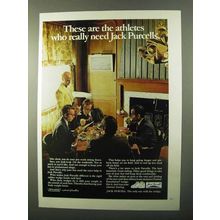 1971 Jack Purcell Shoes Ad - These Athletes Need