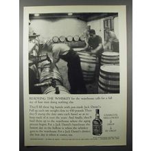 1971 Jack Daniel's Whiskey Ad - Readying the Whiskey