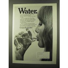 1971 Georgia Department of Industry & Trade Ad - Water