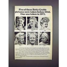 1971 Geritol Ad w/ Betty Grable - These Pictures