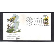 FDC Gill Craft 1982a 20c Goldfinch (Cachet-U/A) CV39882